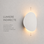 Modern Aluminium LED Disc Wall Light, Indirect Light – view 17 | BROKLEN