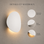 Modern Aluminium LED Disc Wall Light, Indirect Light – view 19 | BROKLEN
