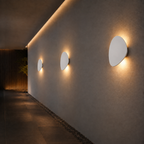 Modern Aluminium LED Disc Wall Light, Indirect Light – view 22 | BROKLEN