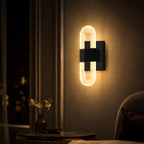 LED Headboard Wall Light, Ribbed Acrylic Loops, Warm Light – view 22 | BROKLEN