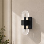 LED Headboard Wall Light, Ribbed Acrylic Loops, Warm Light – view 19 | BROKLEN