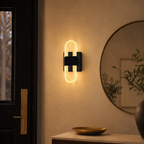 LED Headboard Wall Light, Ribbed Acrylic Loops, Warm Light – view 21 | BROKLEN