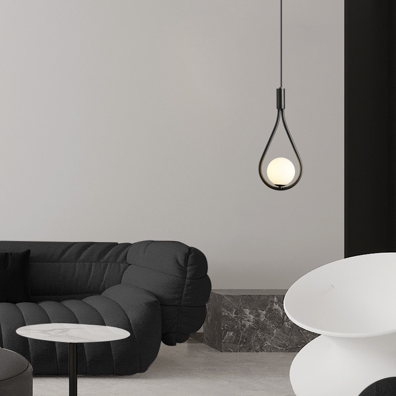 Contemporary Minimalist LED Pendant Light – view 2 | BROKLEN