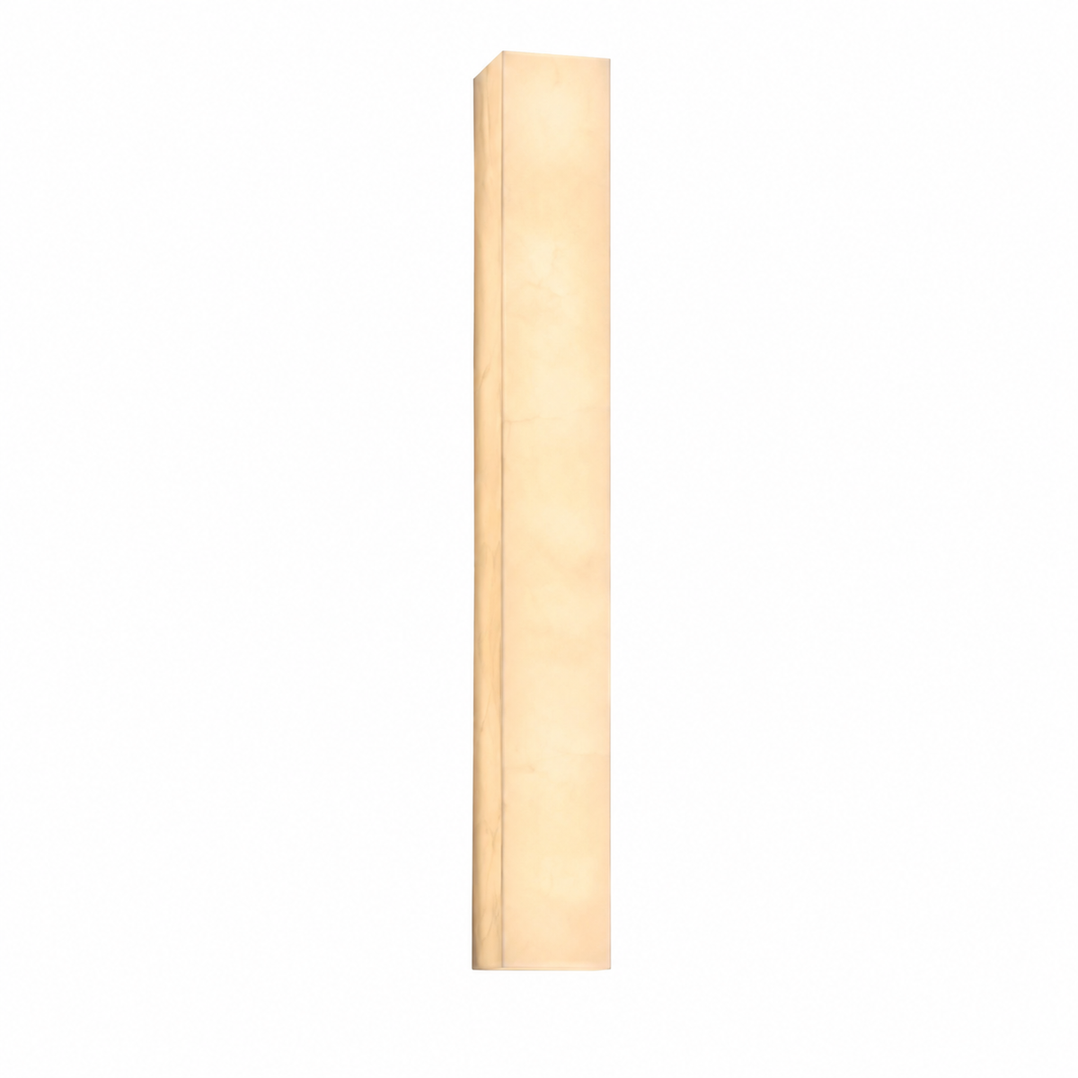 Modern Alabaster-Effect Outdoor Wall Light