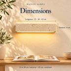Linear Travertine LED Wall Light, Indoor and Outdoor – view 5 | BROKLEN