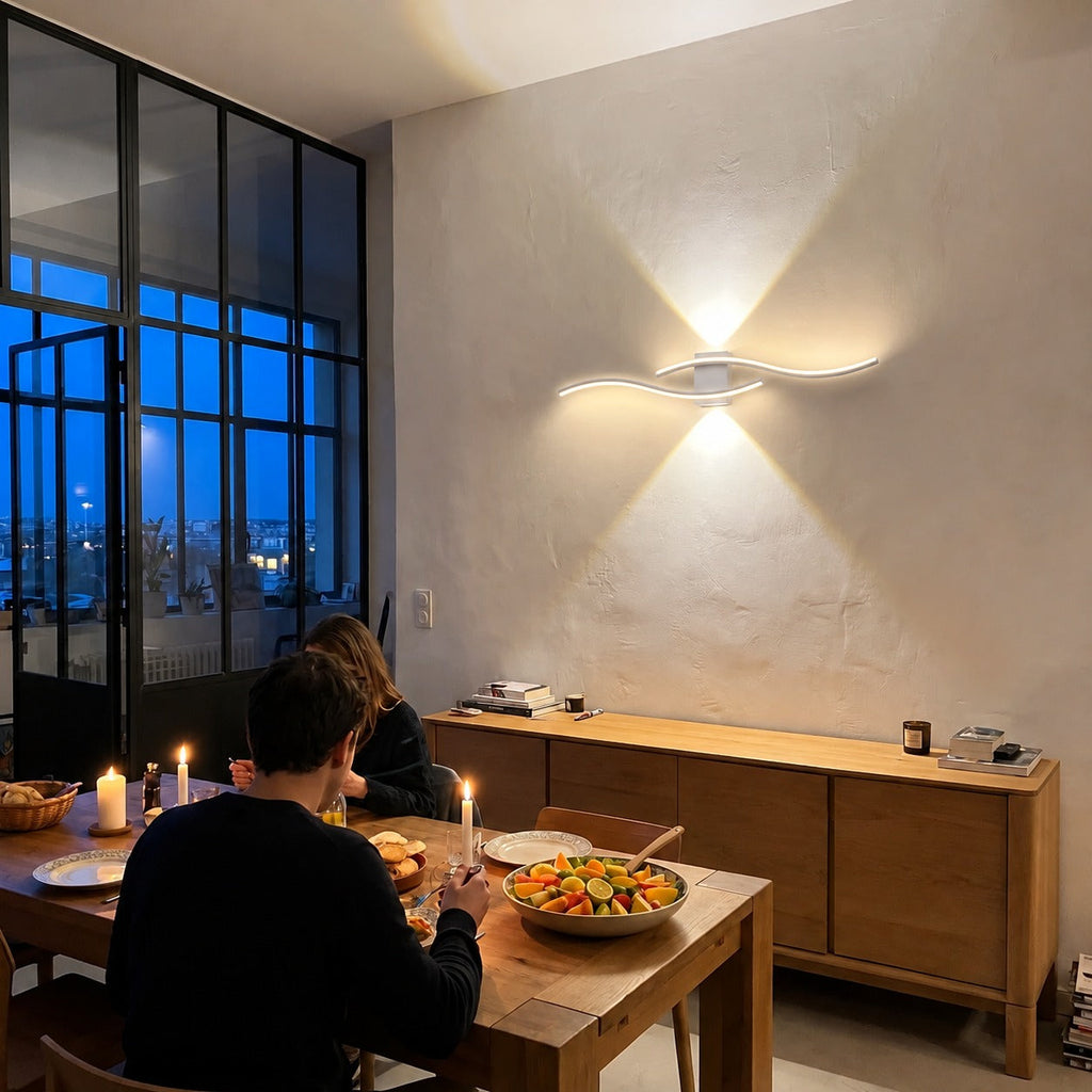 Wave LED Wall Light, Modern Minimalist Design – view 33 | BROKLEN