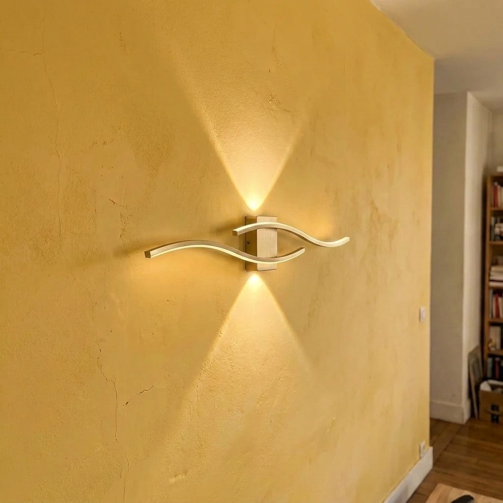 Wave LED Wall Light, Modern Minimalist Design – view 13 | BROKLEN