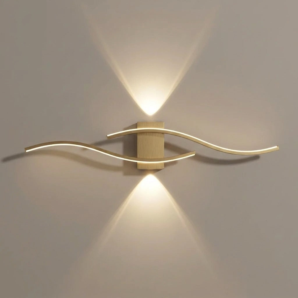 Wave LED Wall Light, Modern Minimalist Design – view 14 | BROKLEN