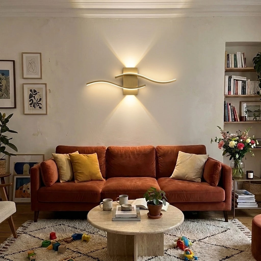 Wave LED Wall Light, Modern Minimalist Design – view 19 | BROKLEN