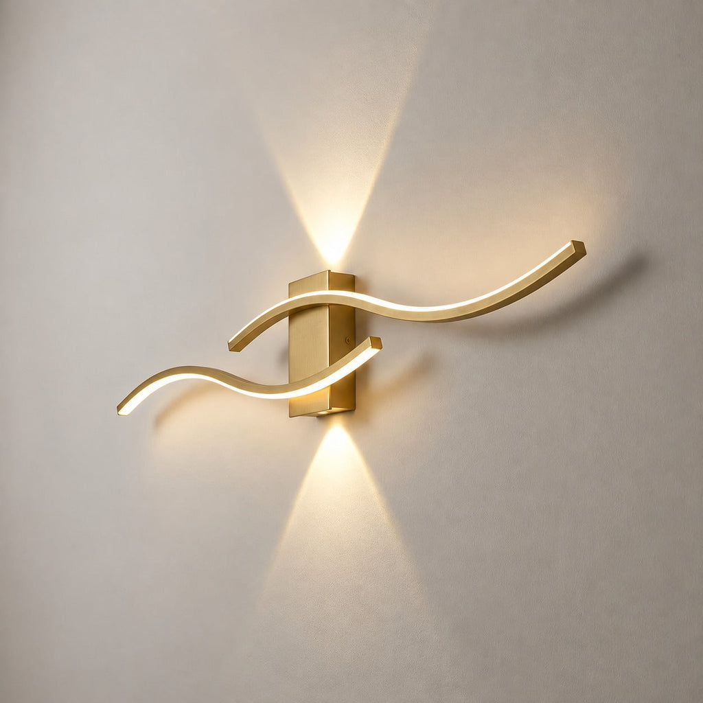 Wave LED Wall Light, Modern Minimalist Design – view 16 | BROKLEN
