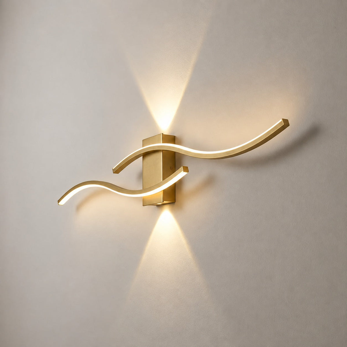Wave LED Wall Light, Modern Minimalist Design – view 16 | BROKLEN