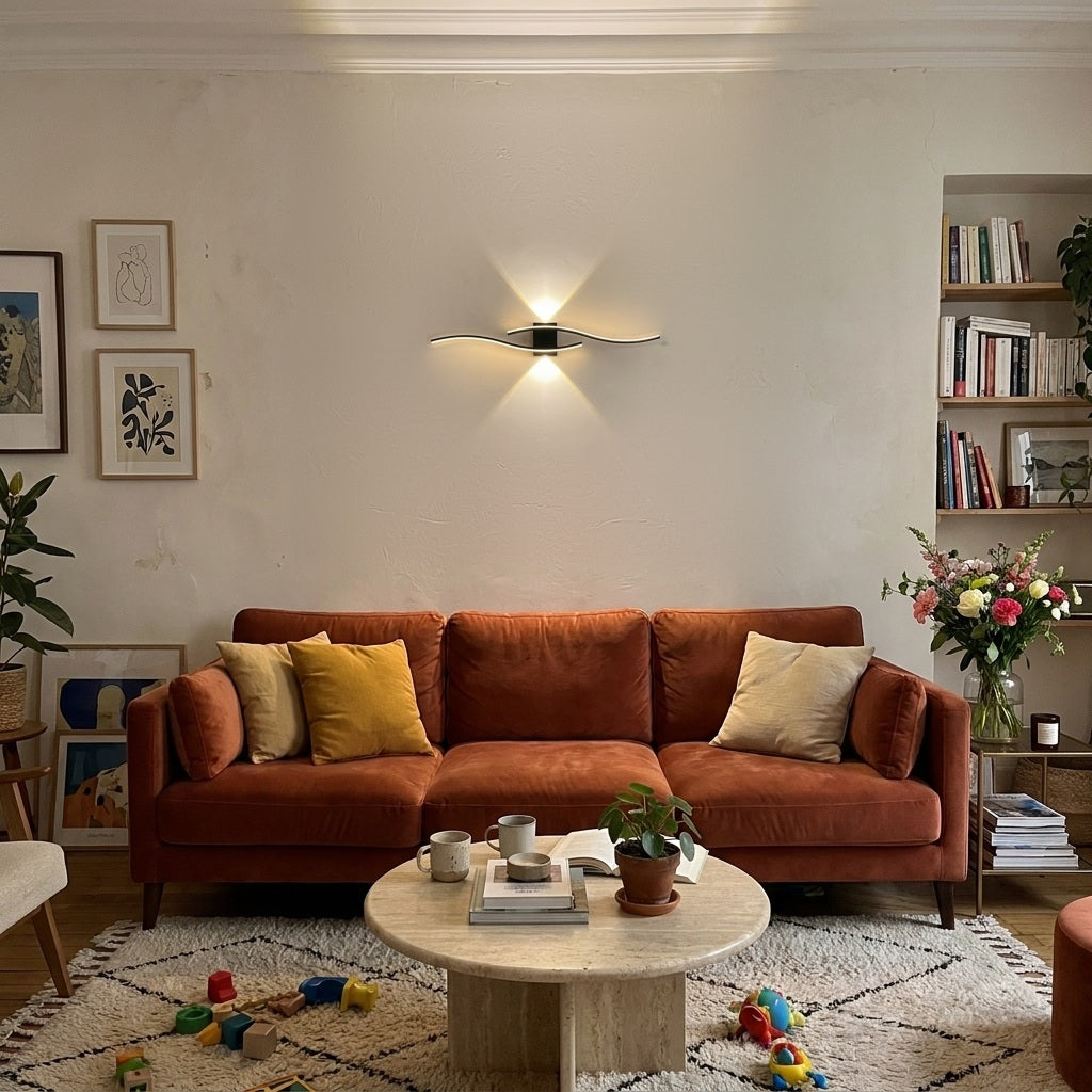 Wave LED Wall Light, Modern Minimalist Design – view 7 | BROKLEN