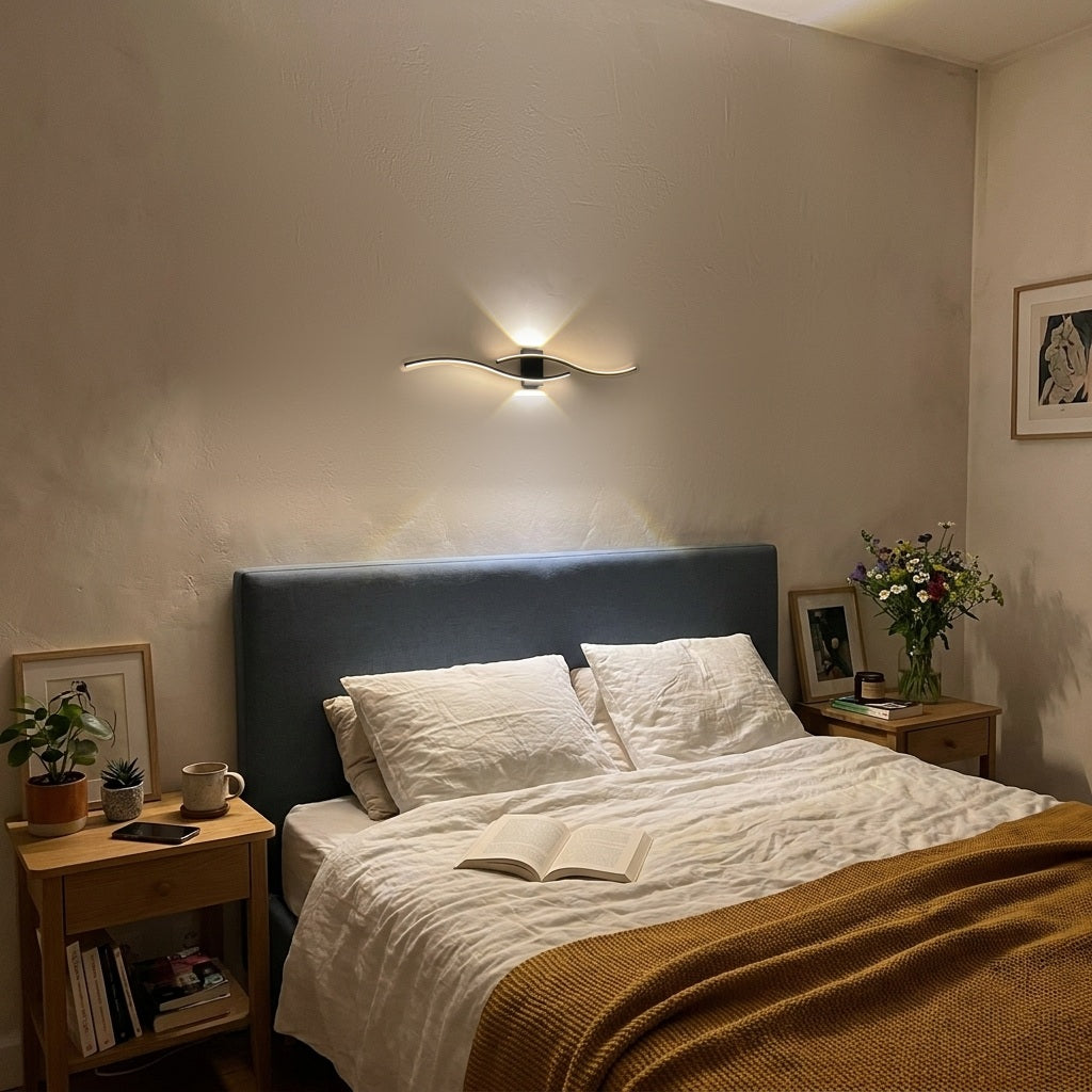 Wave LED Wall Light, Modern Minimalist Design – view 8 | BROKLEN