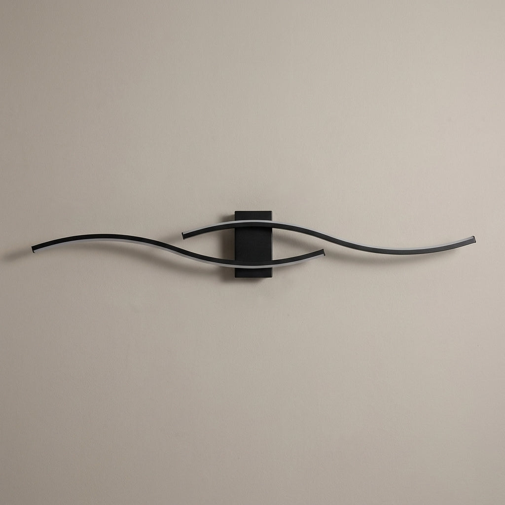 Wave LED Wall Light, Modern Minimalist Design – view 3 | BROKLEN
