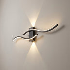 Wave LED Wall Light, Modern Minimalist Design – view 4 | BROKLEN
