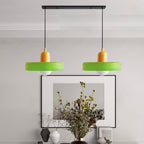 Bauhaus Double Glass Pendant Lamp with Adjustable Height