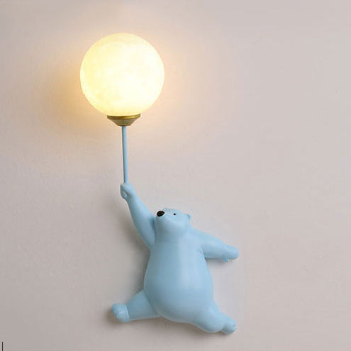 Bear Balloon Wall Lamp for Kids' Rooms – view 11 | BROKLEN