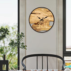 Modern Transparent Acrylic Wall Clock – view 2 | BROKLEN