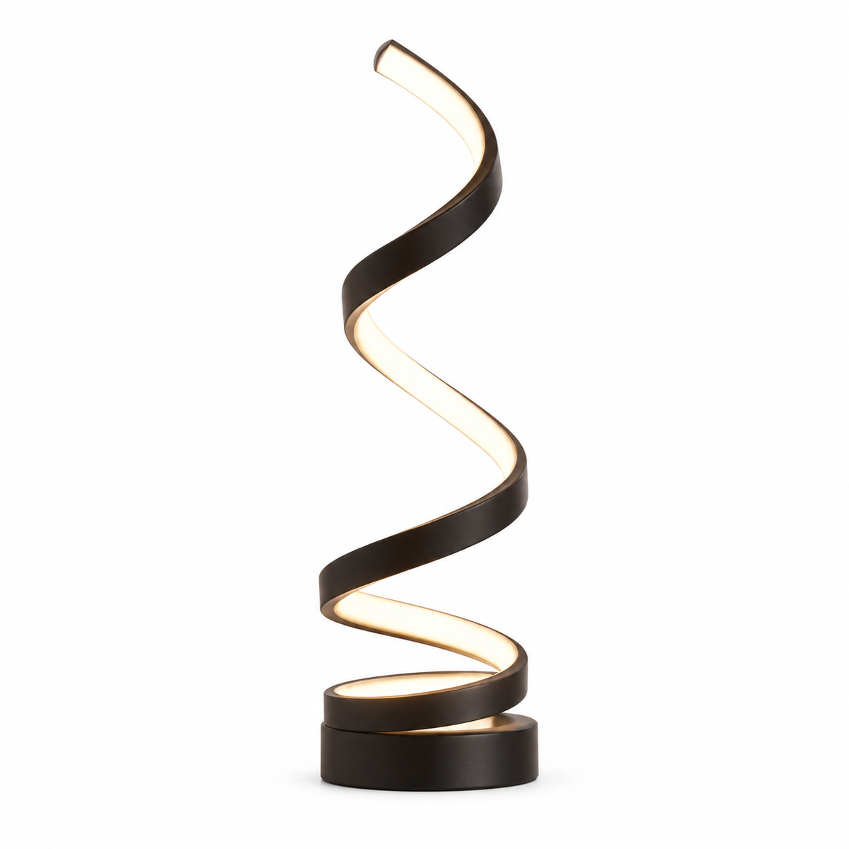 Cordless Spiral Table Lamp – Dimmable