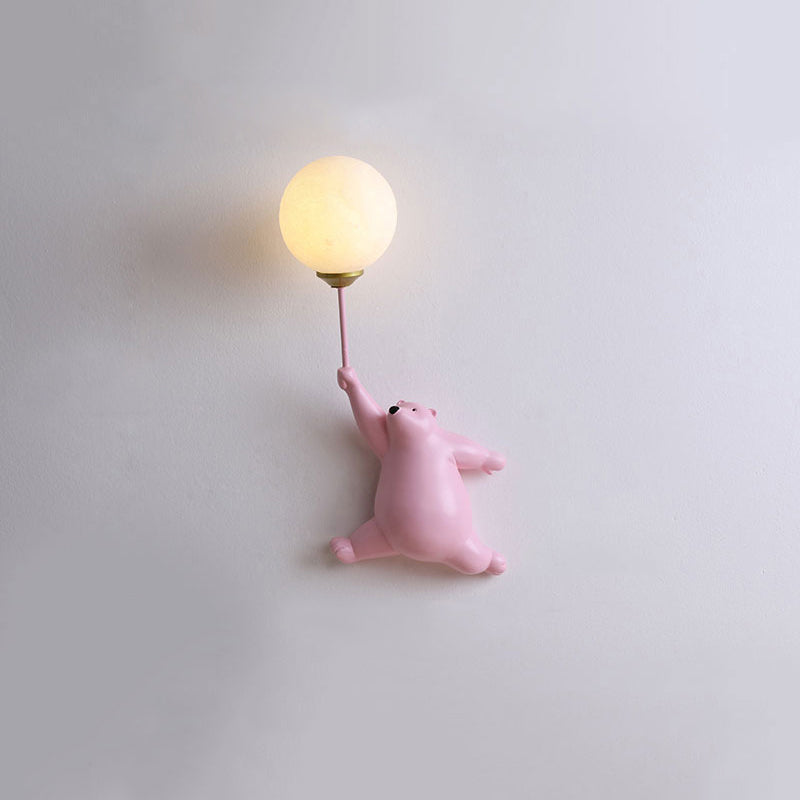 Bear Balloon Wall Lamp for Kids' Rooms – view 7 | BROKLEN