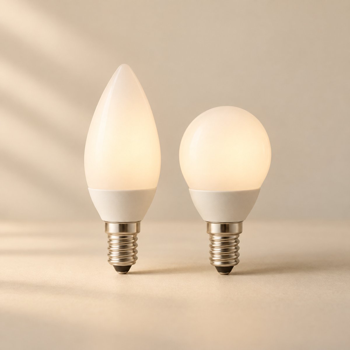 Warm White E14 LED Bulbs, Pack of 2, Soft 2700K Light