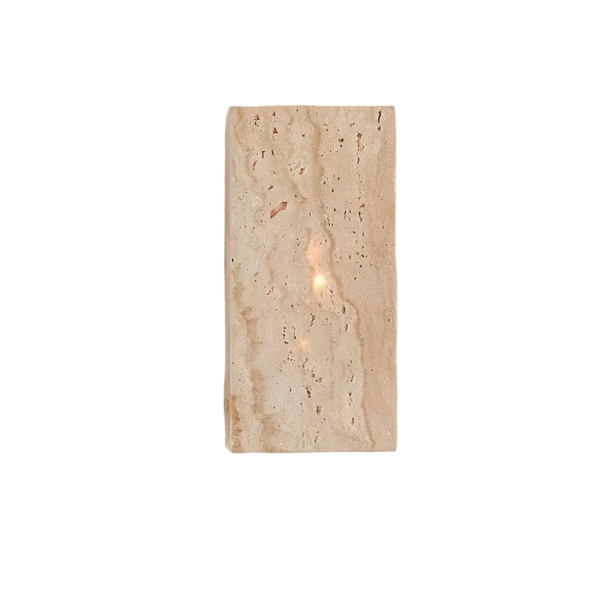 Japandi Travertine Up & Down Wall Light – Indoor & Outdoor – view 2 | BROKLEN