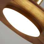 Nordic Walnut-Effect Pendant Light – view 12 | BROKLEN