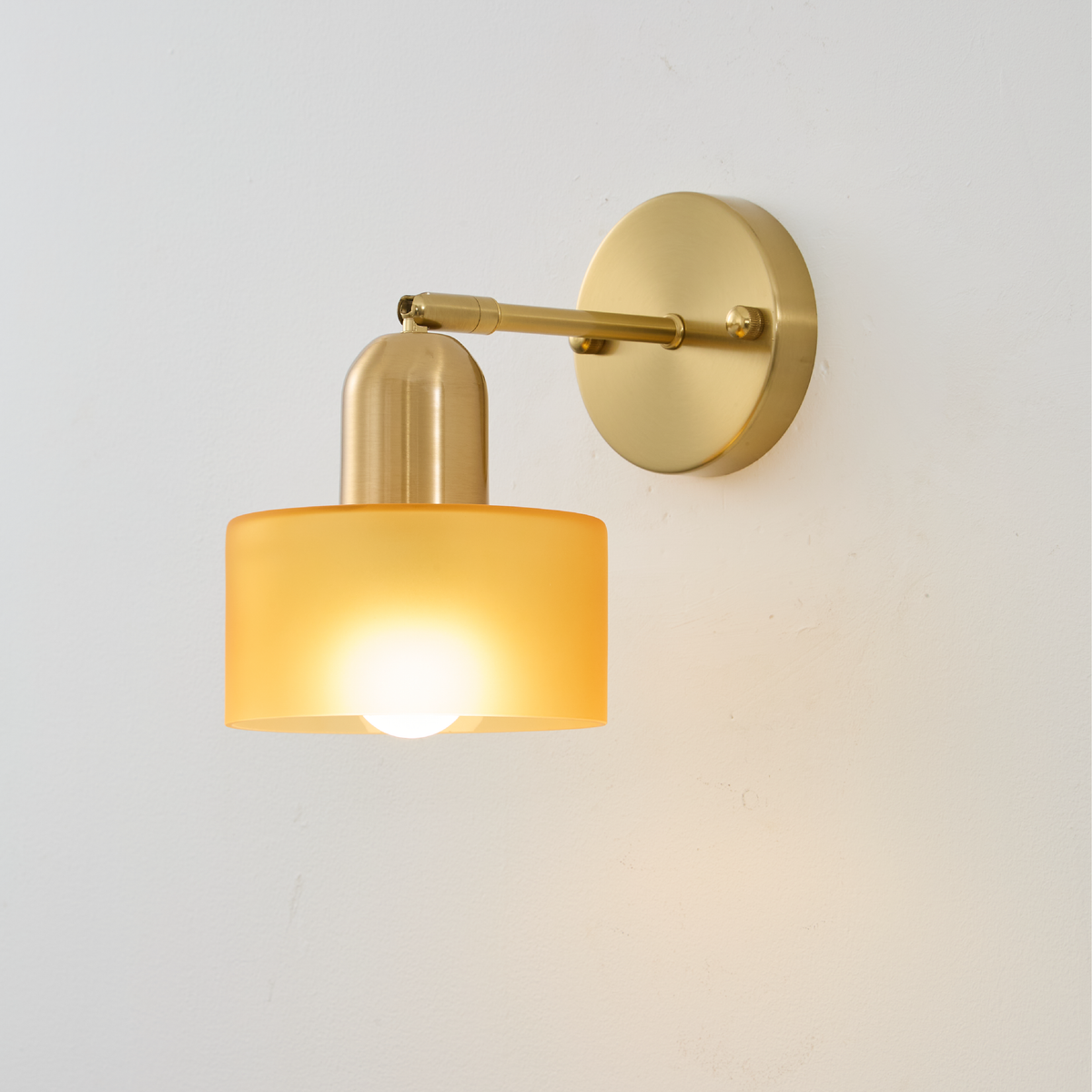 Bauhaus Colored Glass Wall Lamp – view 8 | BROKLEN