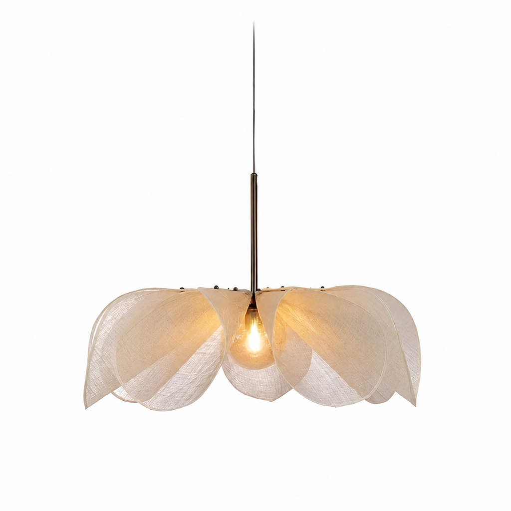 Nordic Flower Fabric Pendant Light