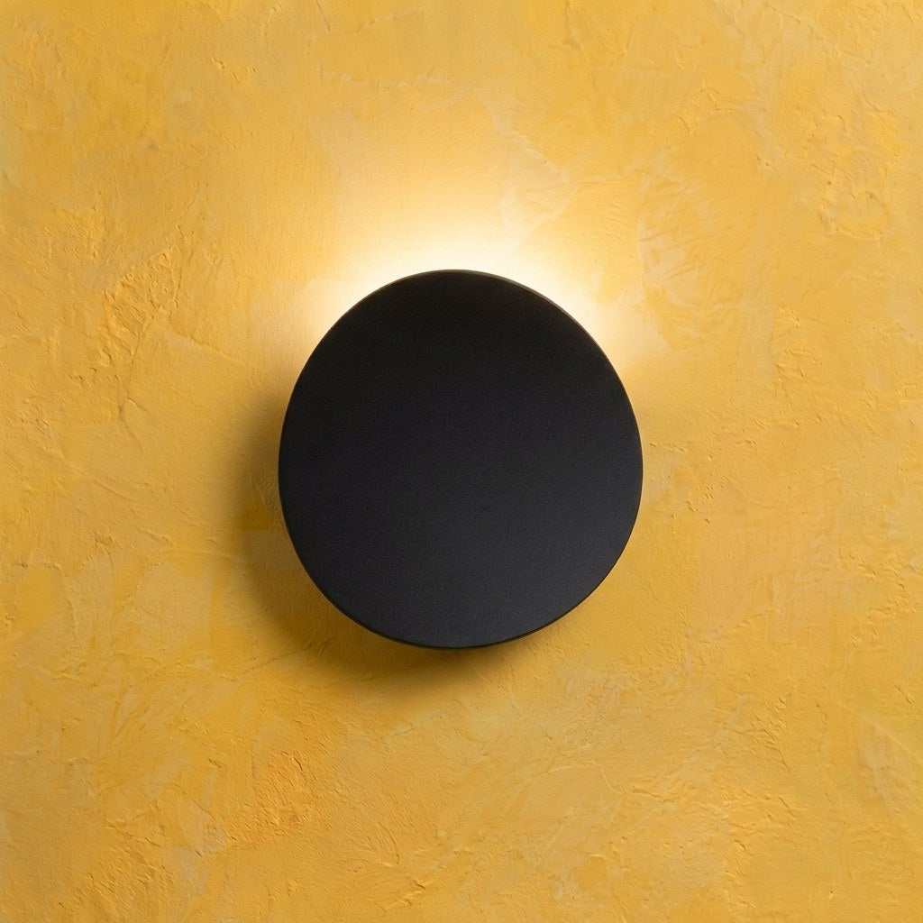 Modern Aluminium LED Disc Wall Light, Indirect Light