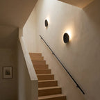 Modern Aluminium LED Disc Wall Light, Indirect Light – view 8 | BROKLEN