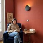 Modern Aluminium LED Disc Wall Light, Indirect Light – view 9 | BROKLEN