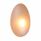 Organic Glass Pebble Wall Light