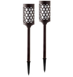 Solar Flickering Flame Garden Torch Lights – view 3 | BROKLEN