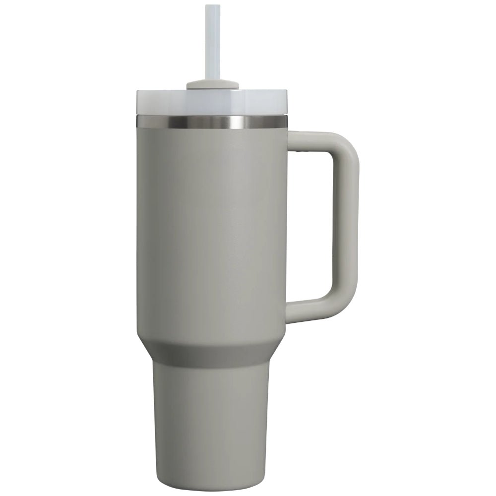 Insulated Stainless Steel Tumbler With Handle Detail - Broklen