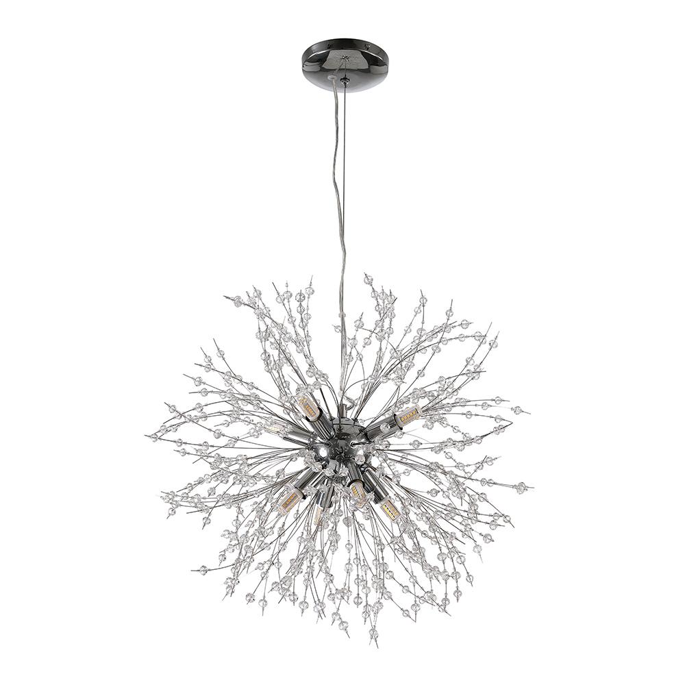 8-Light Crystal Sputnik Chandelier – view 14 | BROKLEN