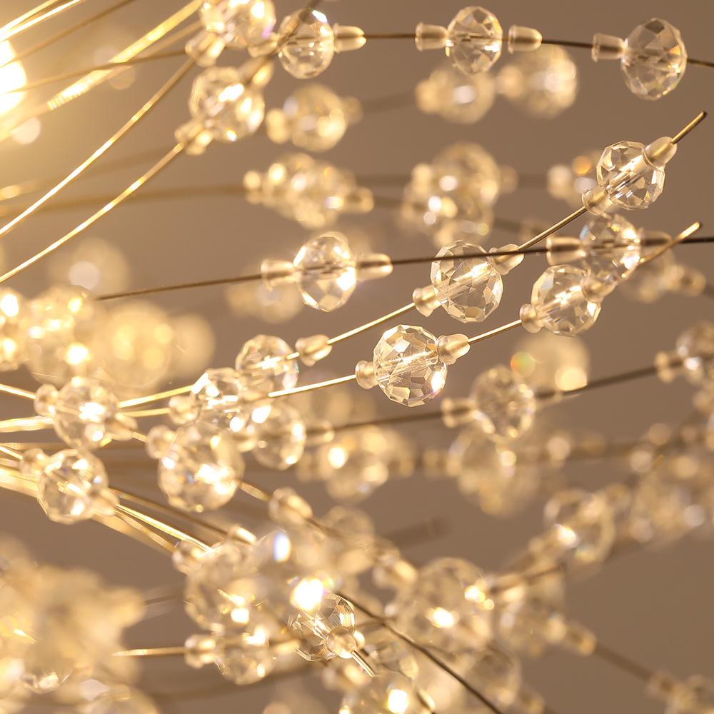 8-Light Crystal Sputnik Chandelier – view 11 | BROKLEN