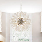 9-Light Crystal Sputnik Chandelier – view 6 | BROKLEN
