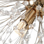 9-Light Crystal Sputnik Chandelier – view 10 | BROKLEN