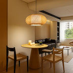 Japandi Woven Bamboo Pendant Light – view 6 | BROKLEN