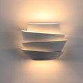 Modern Wall Lamp with Overlapping Curved Panels