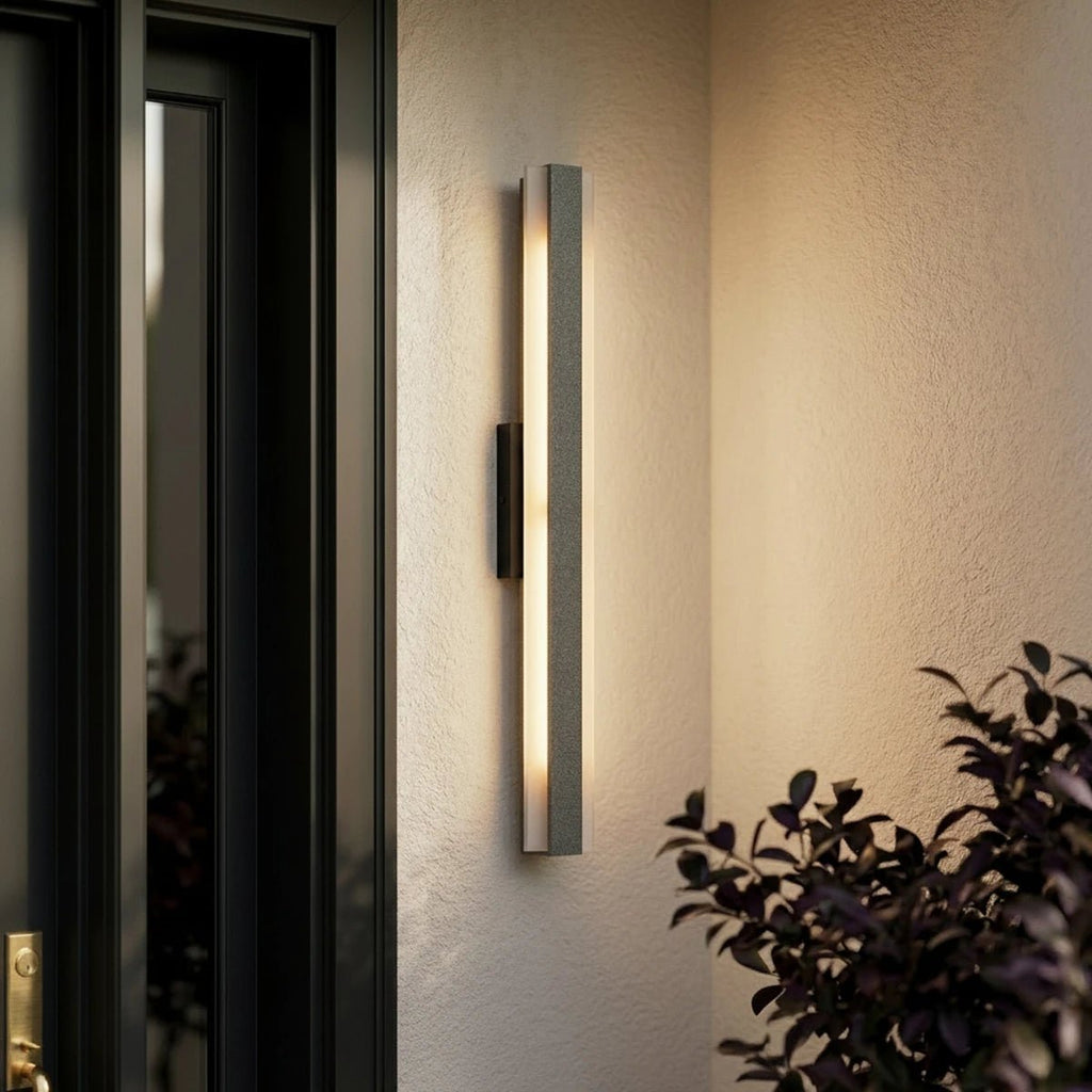 Linear Outdoor Wall Light with Remote Control