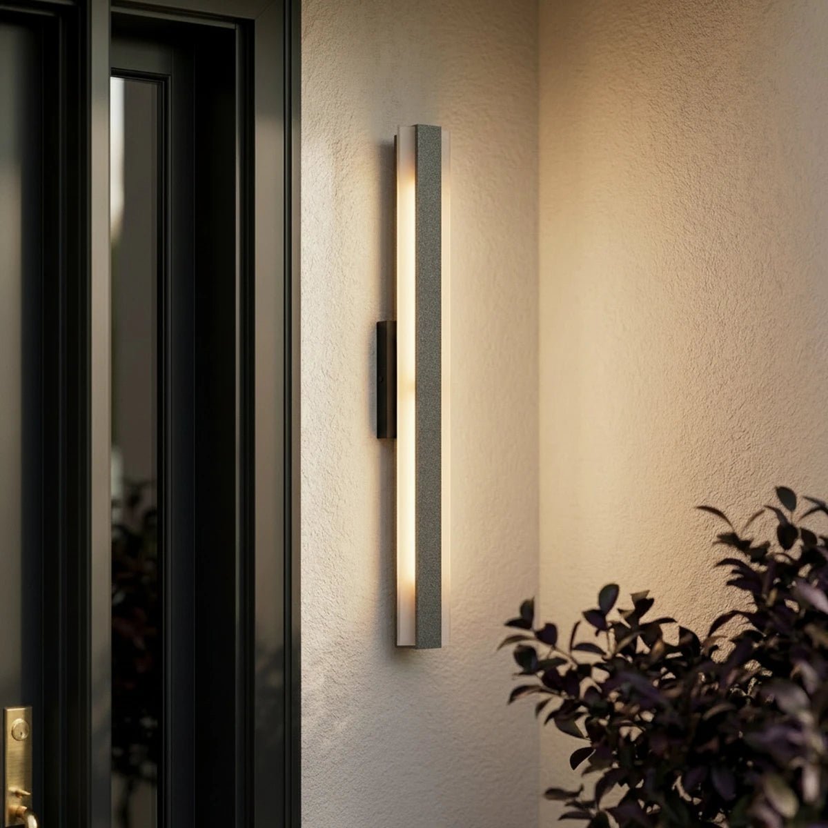 Linear Outdoor Wall Light with Remote Control
