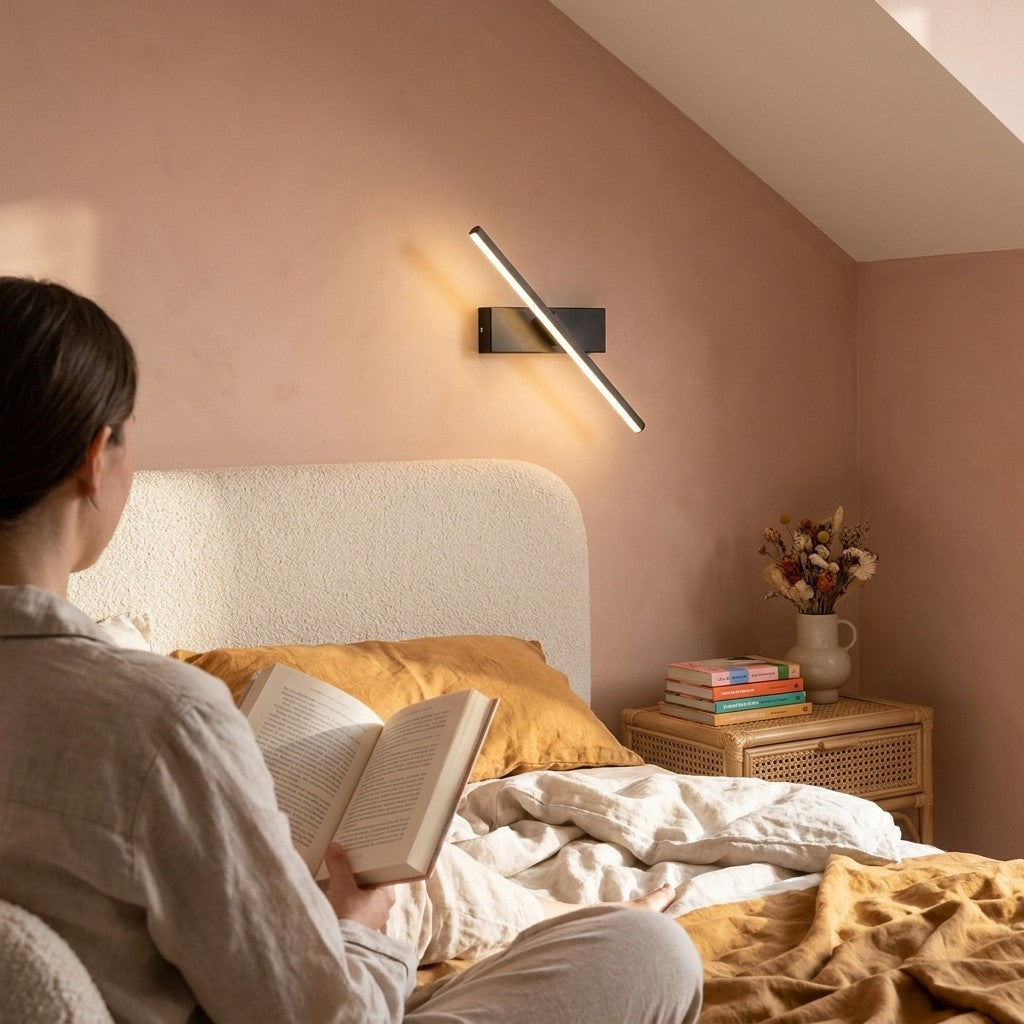 Rotating LED Wall Light, 330° Adjustable, Aluminium and Iron – view 3 | BROKLEN