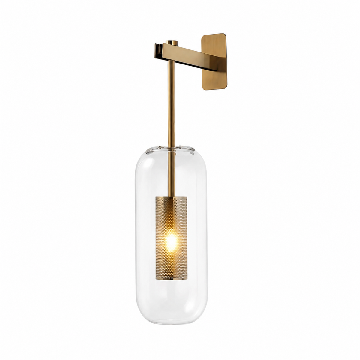 Modern Loft Glass Wall Light