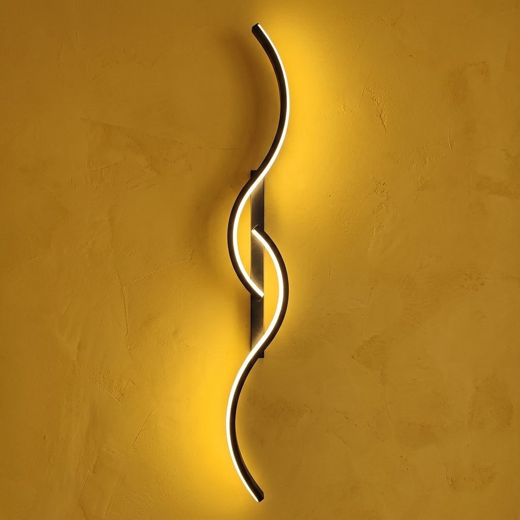 Long LED Wall Light with Remote Control, Modern Design