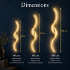 Long LED Wall Light with Remote Control, Modern Design – view 13 | BROKLEN