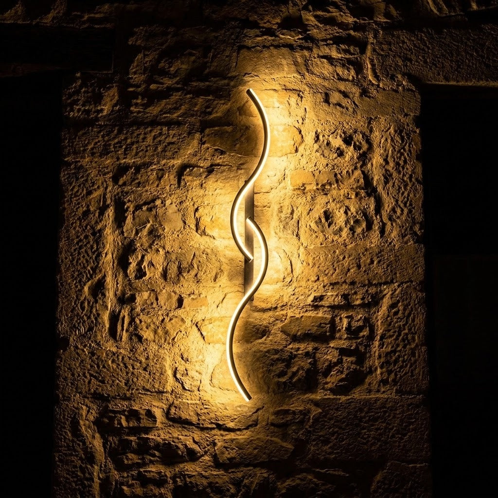 Long LED Wall Light with Remote Control, Modern Design – view 10 | BROKLEN