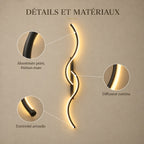 Long LED Wall Light with Remote Control, Modern Design – view 7 | BROKLEN