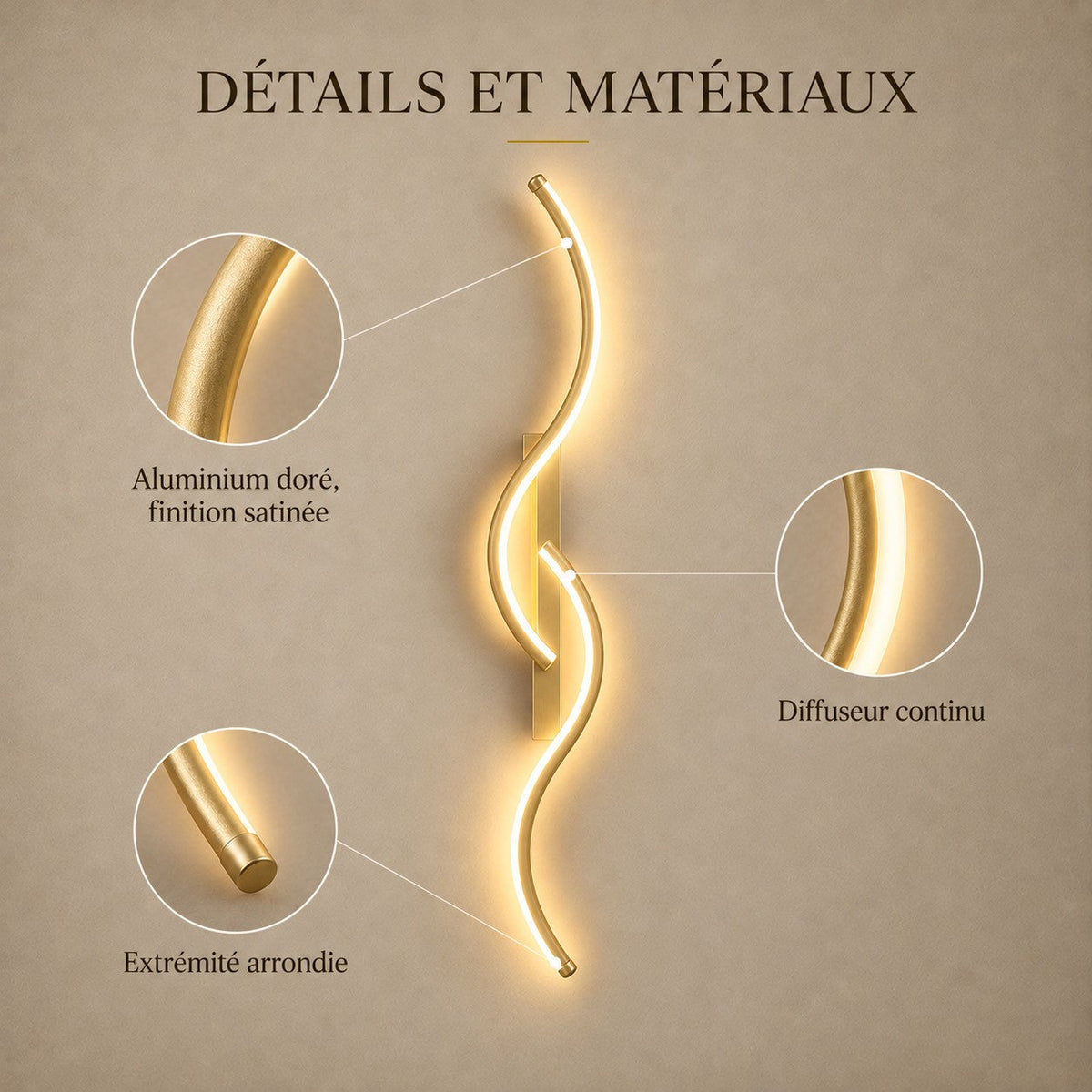 Long LED Wall Light with Remote Control, Modern Design – view 17 | BROKLEN